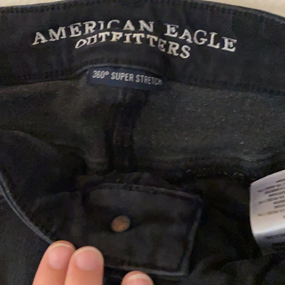 American Eagle black hi-rise jegging - Picture 2 of 7
